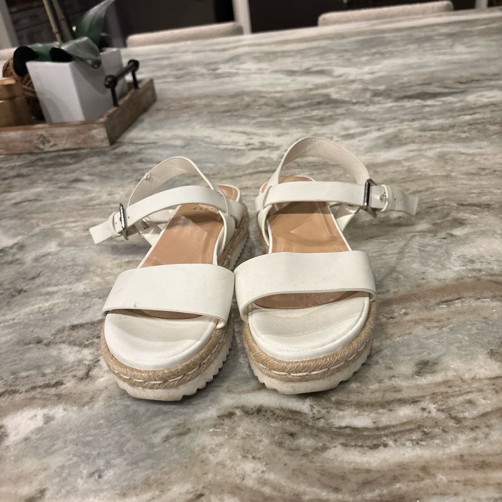 a new day Cream Platform Sandals